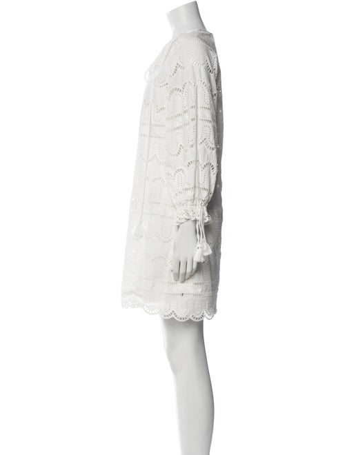 Pearl by Lela Rose V-Neck Mini Dress