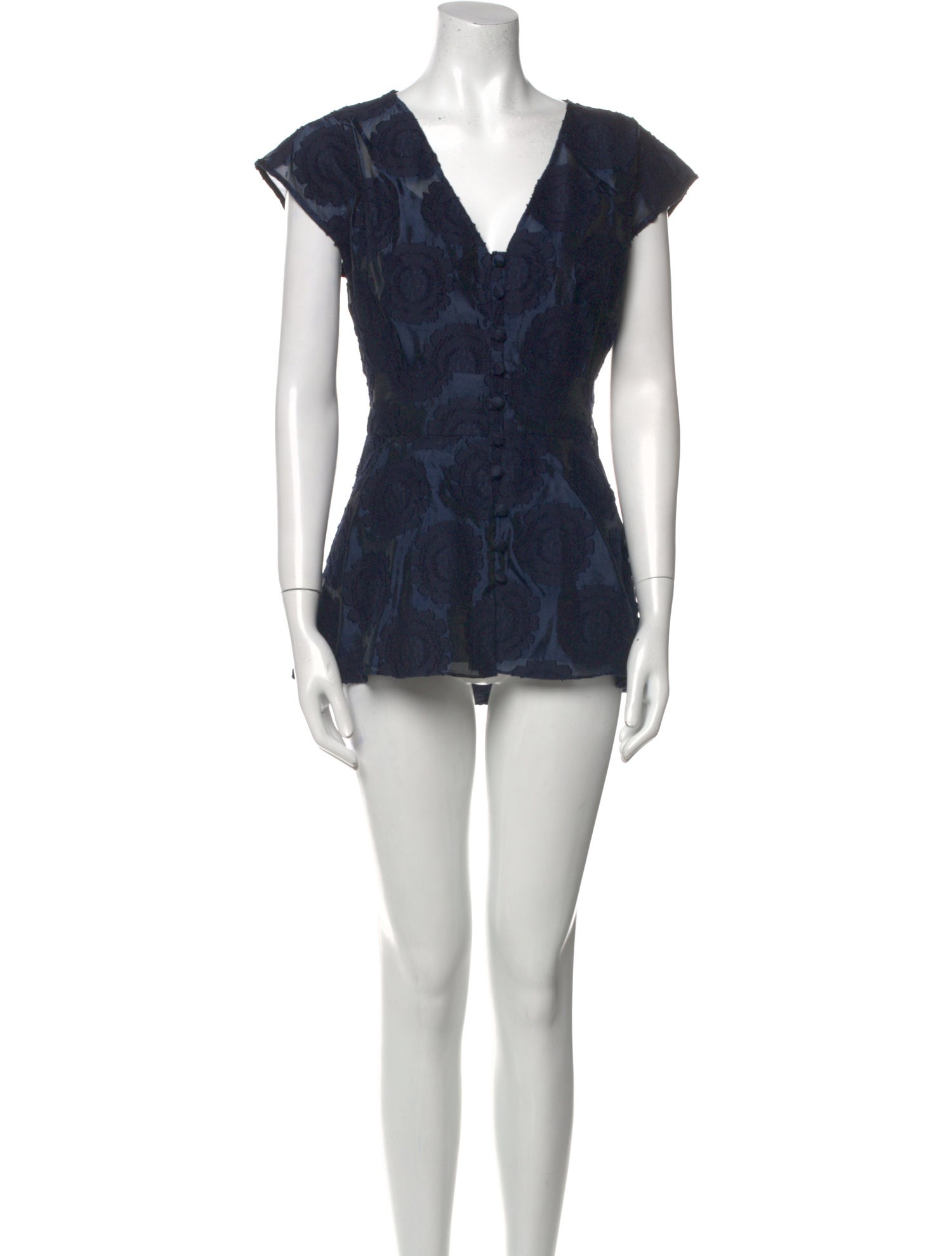 Pearl by Lela Rose Patterned Mini Dress