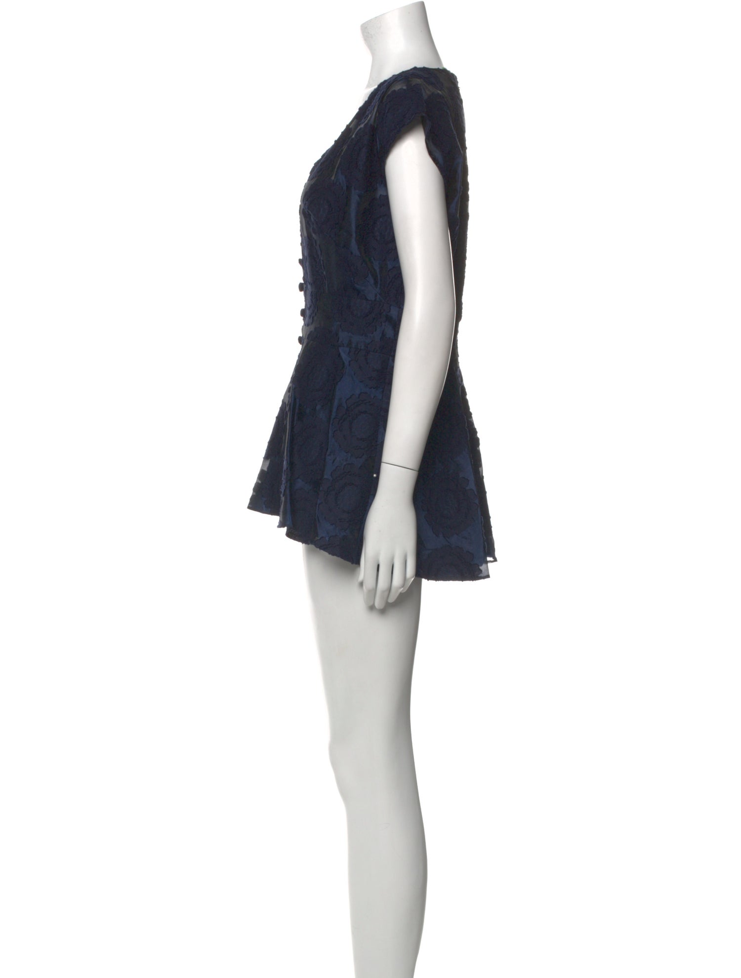 Pearl by Lela Rose Patterned Mini Dress