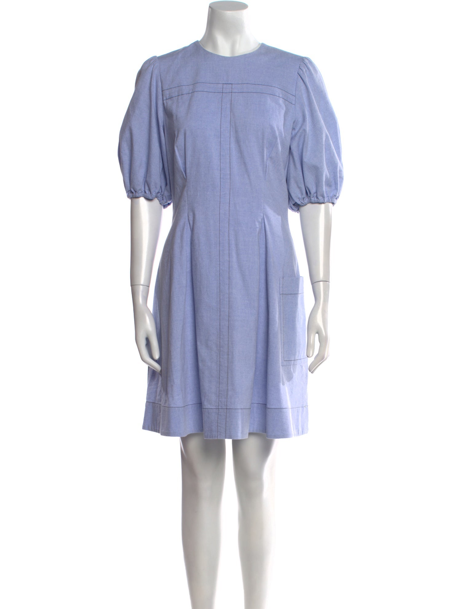 Pearl by Lela Rose Crew Neck Mini Dress