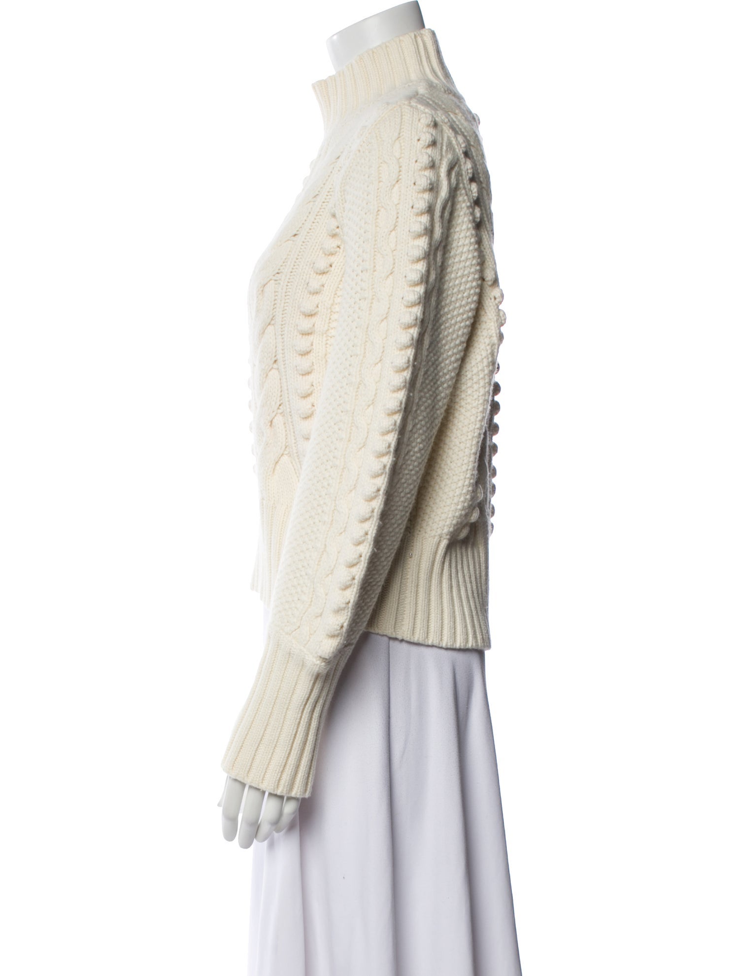 Pearl by Lela Rose Mock Neck Sweater