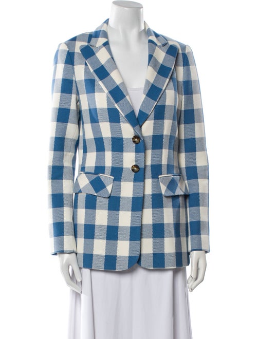 Pearl by Lela Rose Plaid Print Blazer