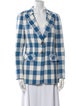 Pearl by Lela Rose Plaid Print Blazer
