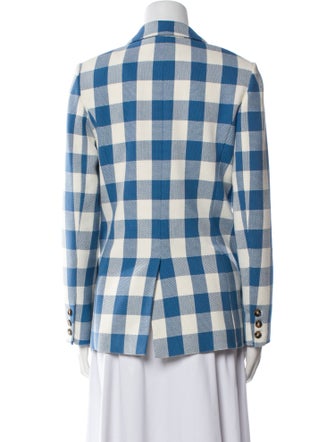 Pearl by Lela Rose Plaid Print Blazer