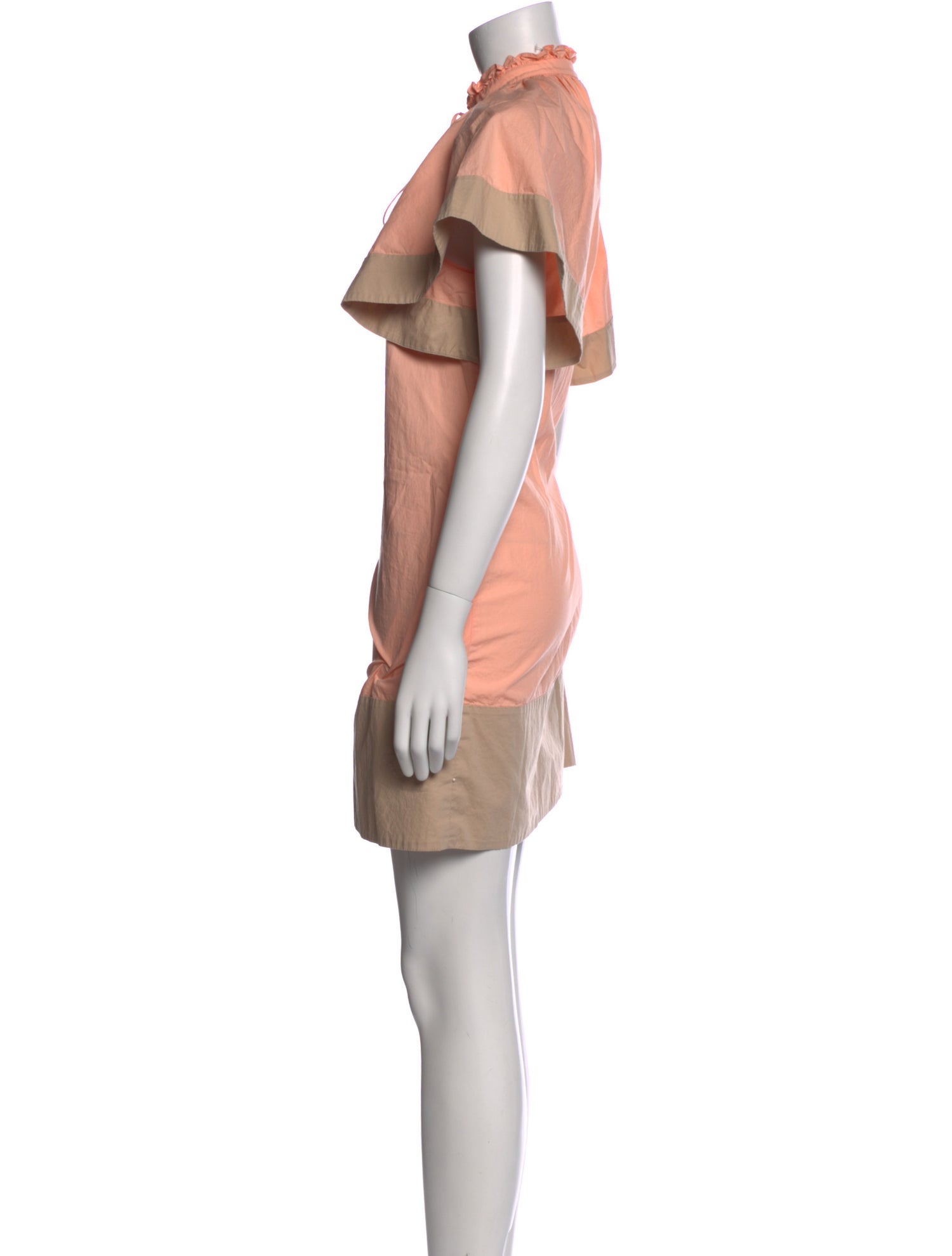 Pearl by Lela Rose Mock Neck Mini Dress