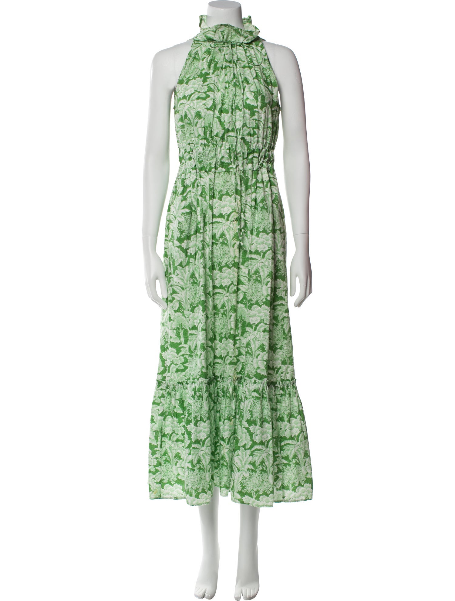 Pearl by Lela Rose Floral Print Long Dress