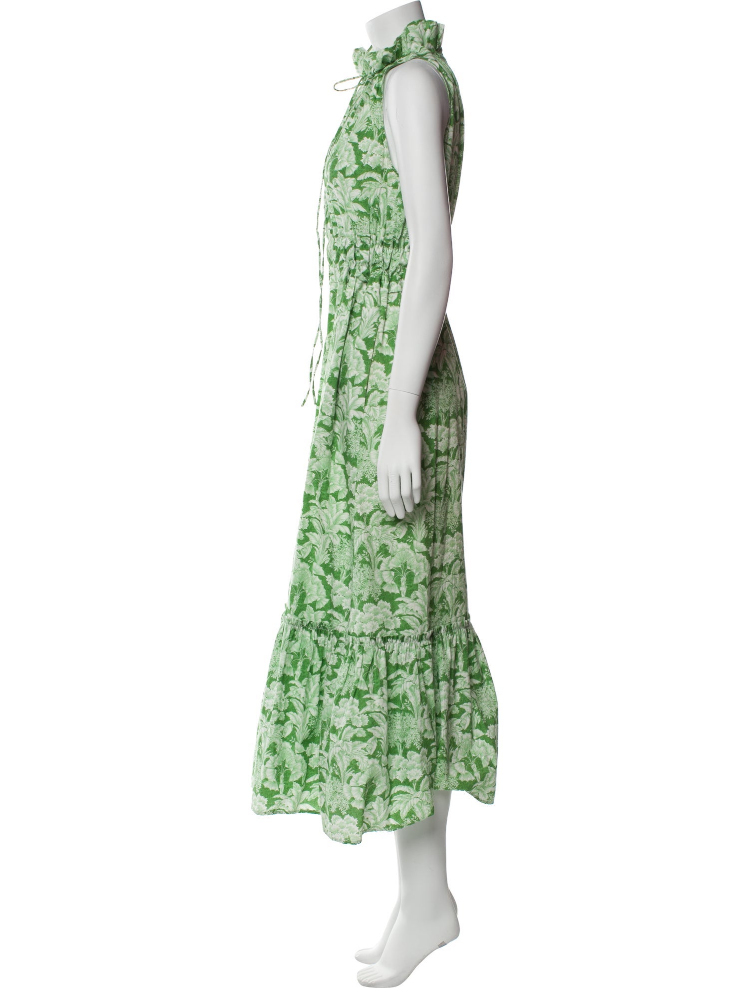 Pearl by Lela Rose Floral Print Long Dress