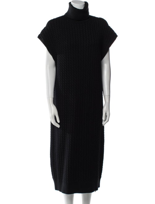 Pearl by Lela Rose Turtleneck Midi Length Dress