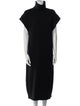 Pearl by Lela Rose Turtleneck Midi Length Dress
