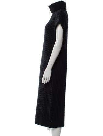 Pearl by Lela Rose Turtleneck Midi Length Dress