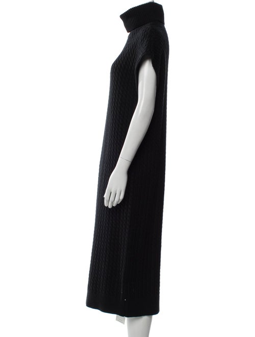 Pearl by Lela Rose Turtleneck Midi Length Dress