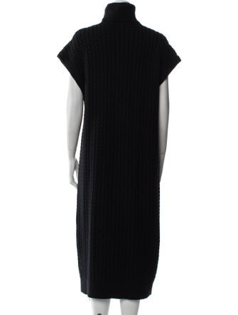 Pearl by Lela Rose Turtleneck Midi Length Dress