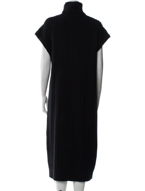 Pearl by Lela Rose Turtleneck Midi Length Dress