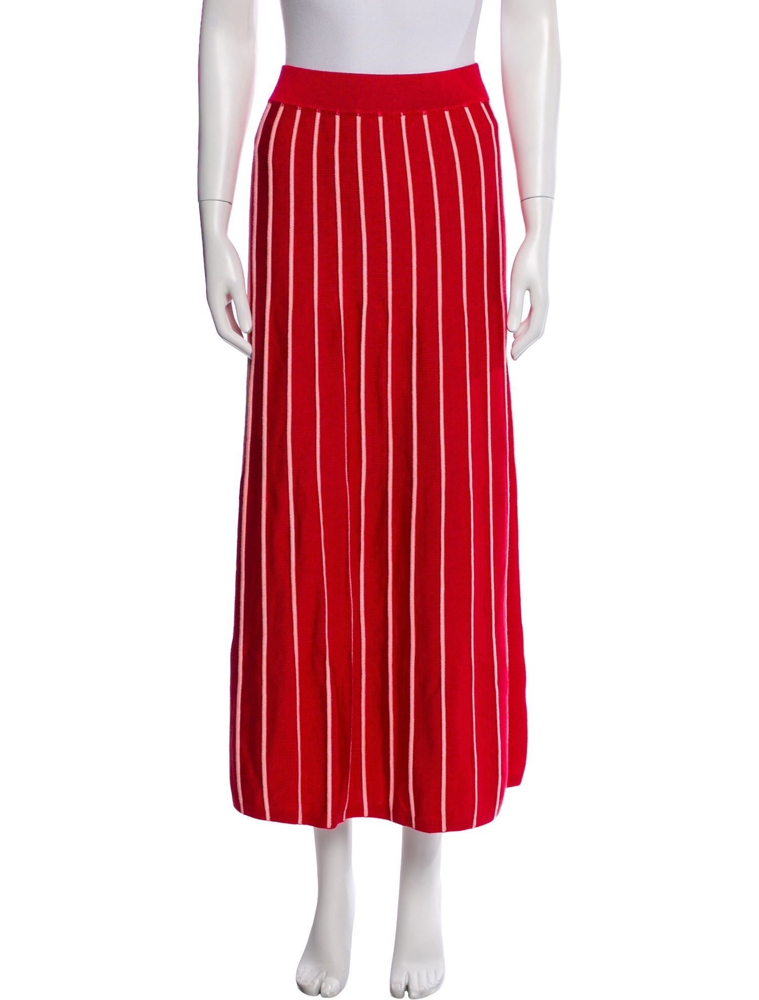 Pearl by Lela Rose Striped Midi Length Skirt w/ Tags