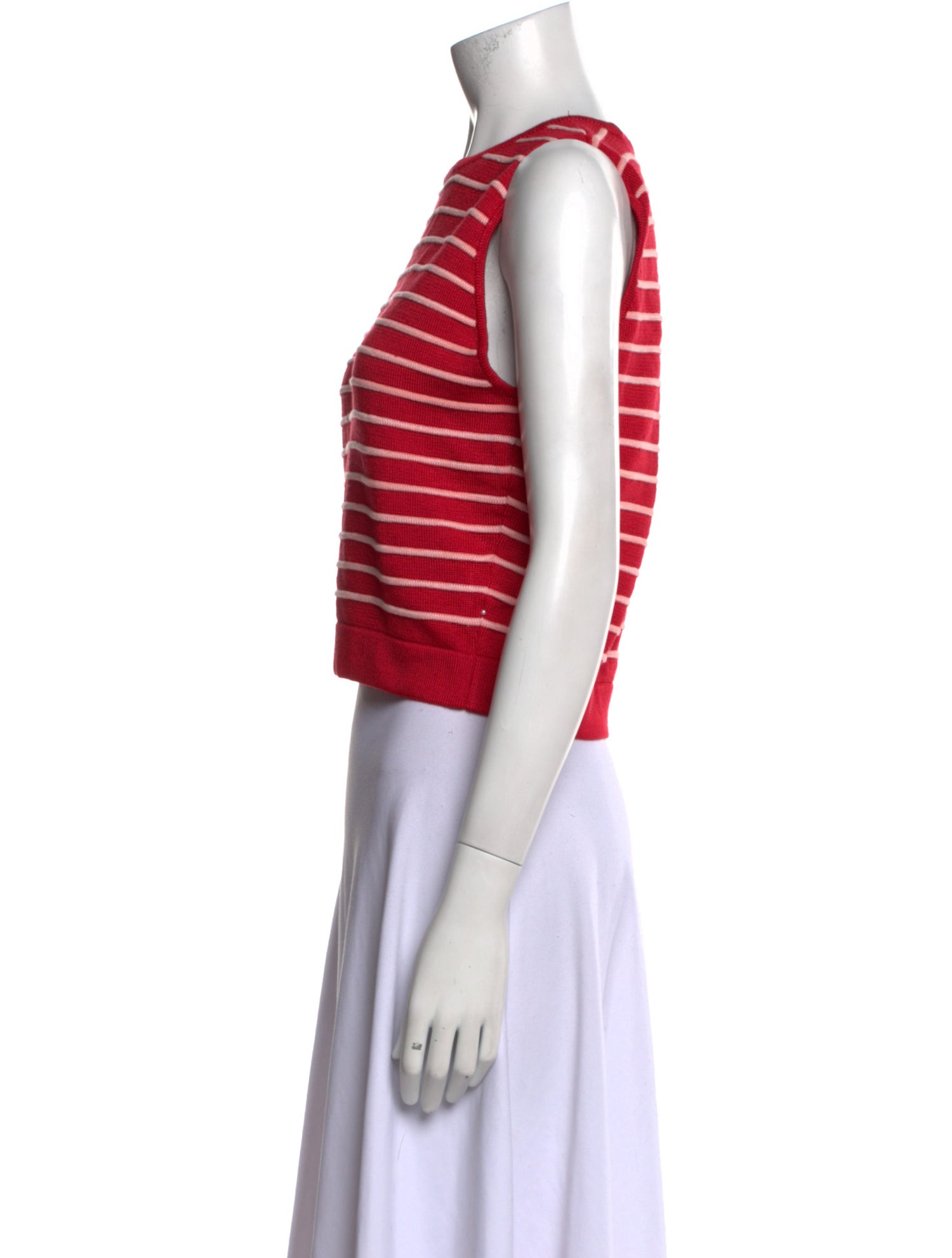 Pearl by Lela Rose Striped Crew Neck Sweater w/ Tags