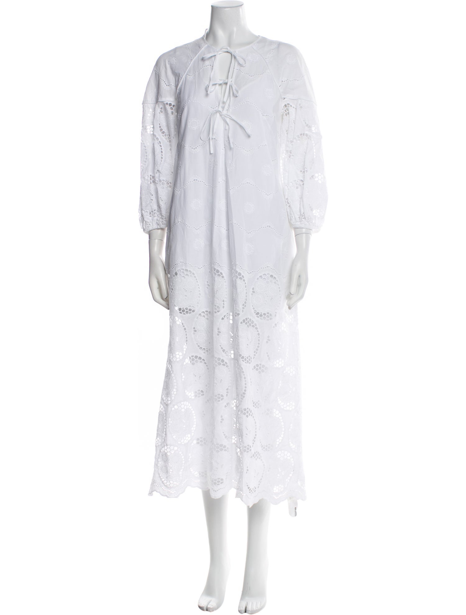 Pearl by Lela Rose Crew Neck Long Dress w/ Tags