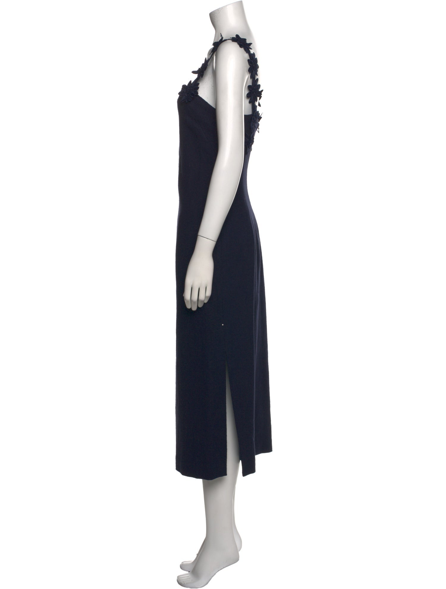 Pearl by Lela Rose Square Neckline Midi Length Dress w/ Tags