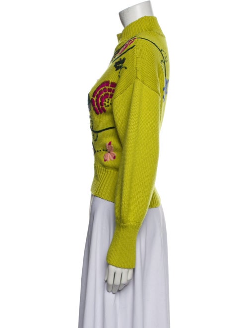 Pearl by Lela Rose Wool Printed Sweater