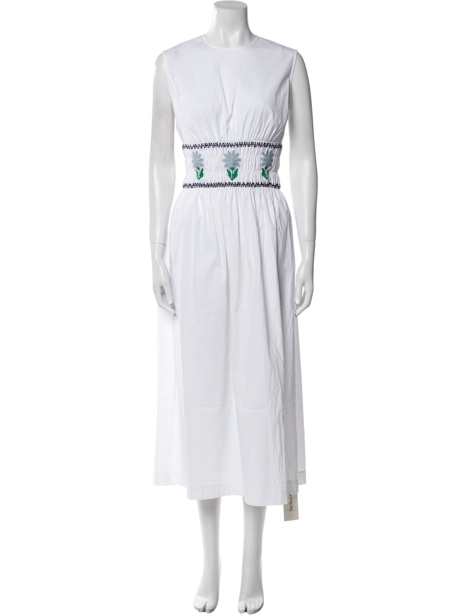 Pearl by Lela Rose Crew Neck Long Dress