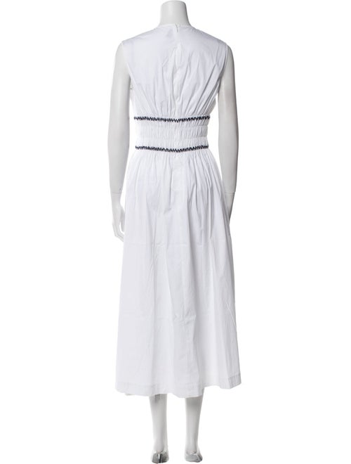 Pearl by Lela Rose Crew Neck Long Dress