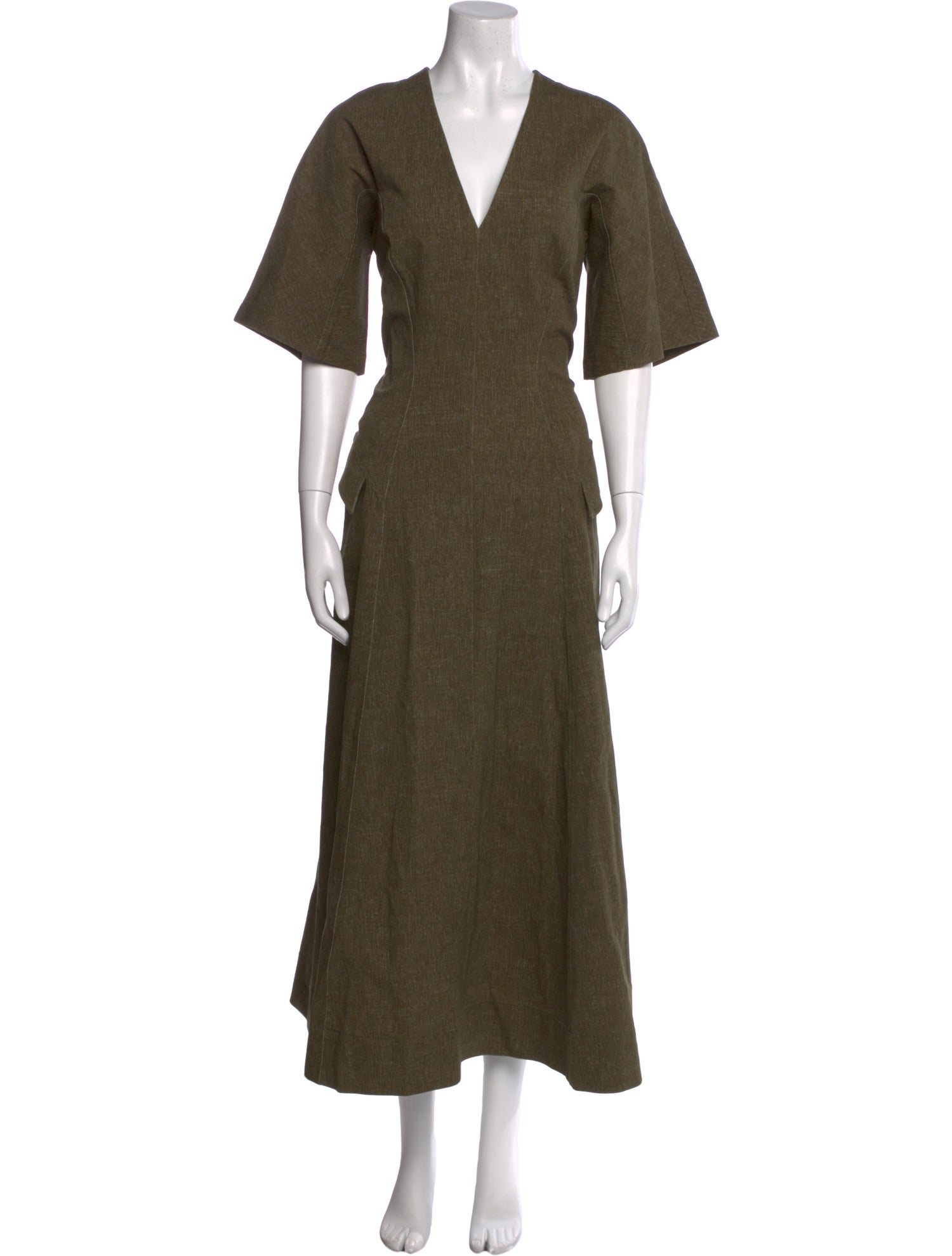 Pearl by Lela Rose V-Neck Long Dress