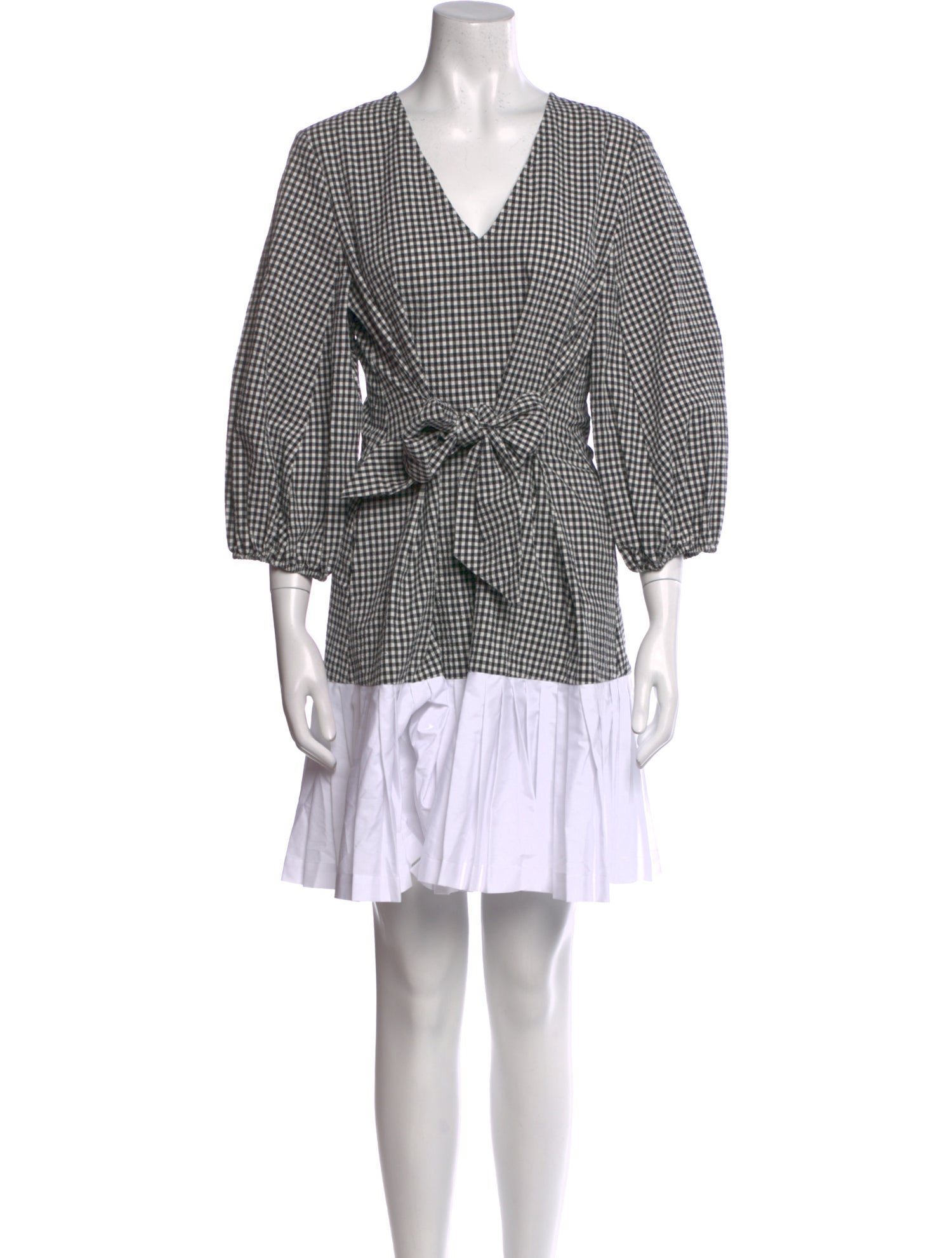 Pearl by Lela Rose Plaid Print Mini Dress w/ Tags