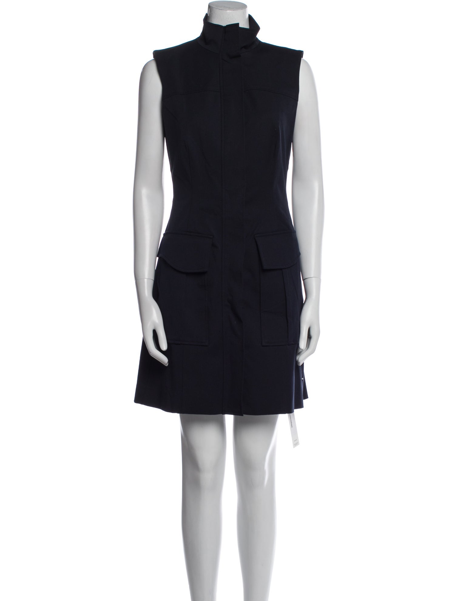 Pearl by Lela Rose Mock Neck Mini Dress