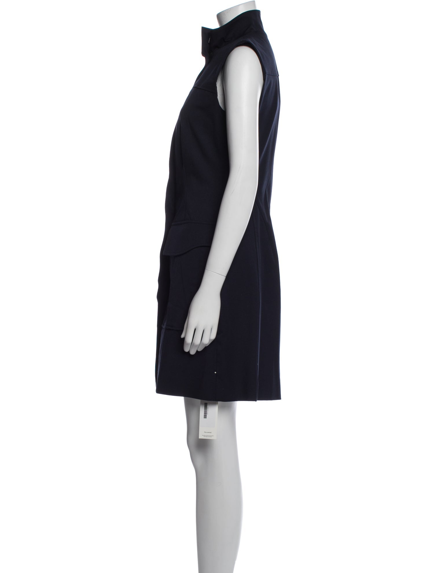 Pearl by Lela Rose Mock Neck Mini Dress