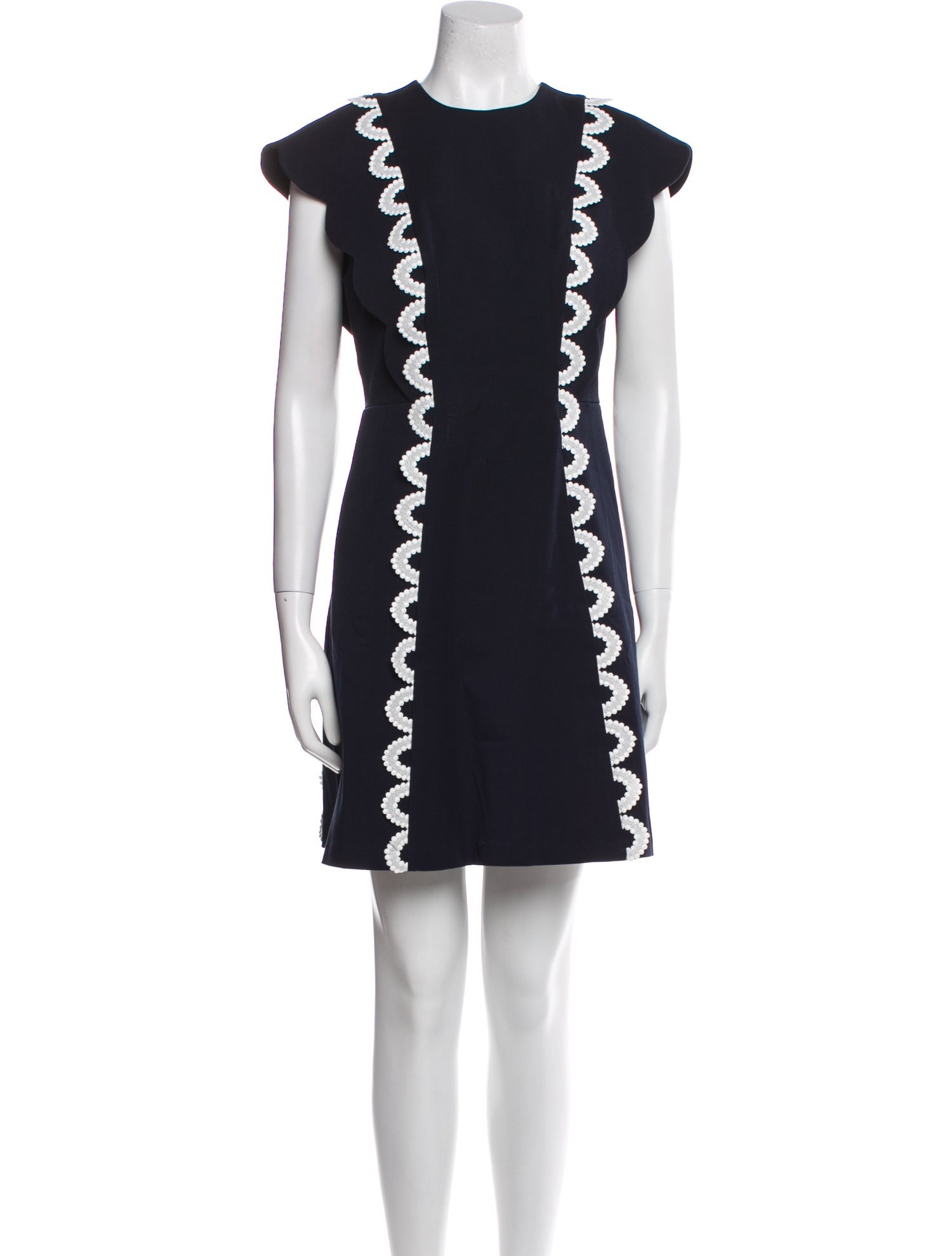 Pearl by Lela Rose Graphic Print Mini Dress w/ Tags