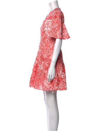 Pearl by Lela Rose Printed Mini Dress