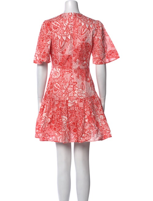 Pearl by Lela Rose Printed Mini Dress