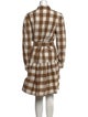 Pearl by Lela Rose Plaid Print Knee-Length Dress