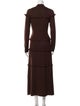 Pearl by Lela Rose Wool Long Dress