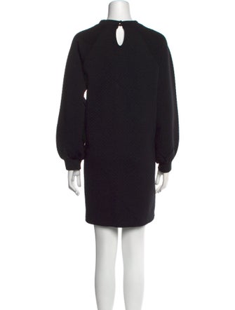 Pearl by Lela Rose Crew Neck Mini Dress