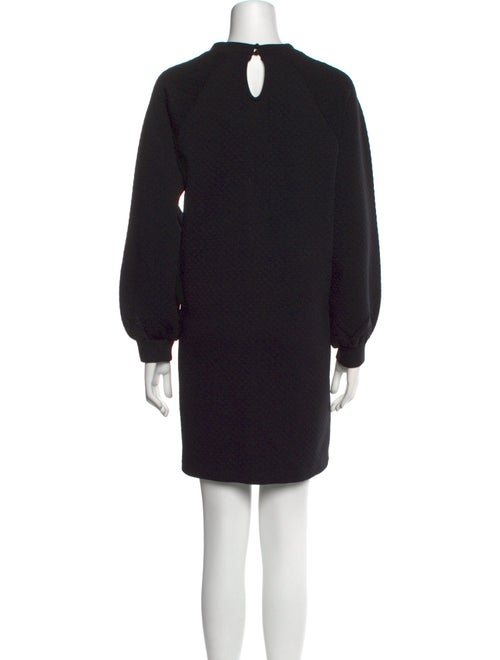 Pearl by Lela Rose Crew Neck Mini Dress