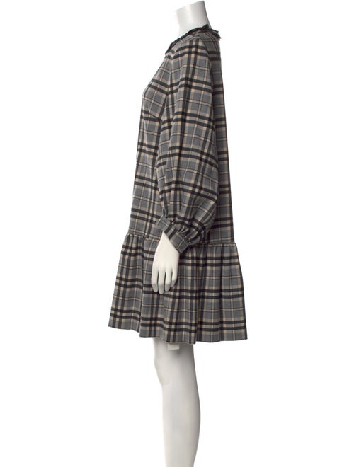 Pearl by Lela Rose Plaid Print Knee-Length Dress