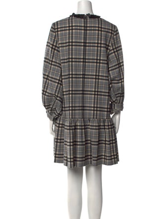 Pearl by Lela Rose Plaid Print Knee-Length Dress