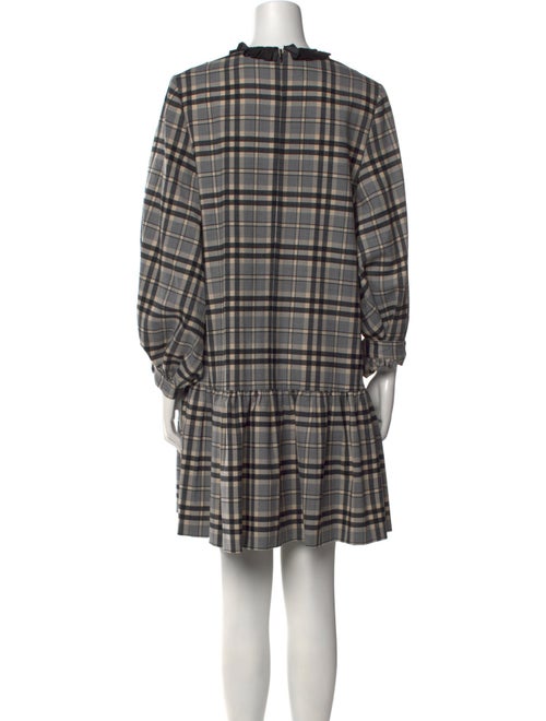 Pearl by Lela Rose Plaid Print Knee-Length Dress
