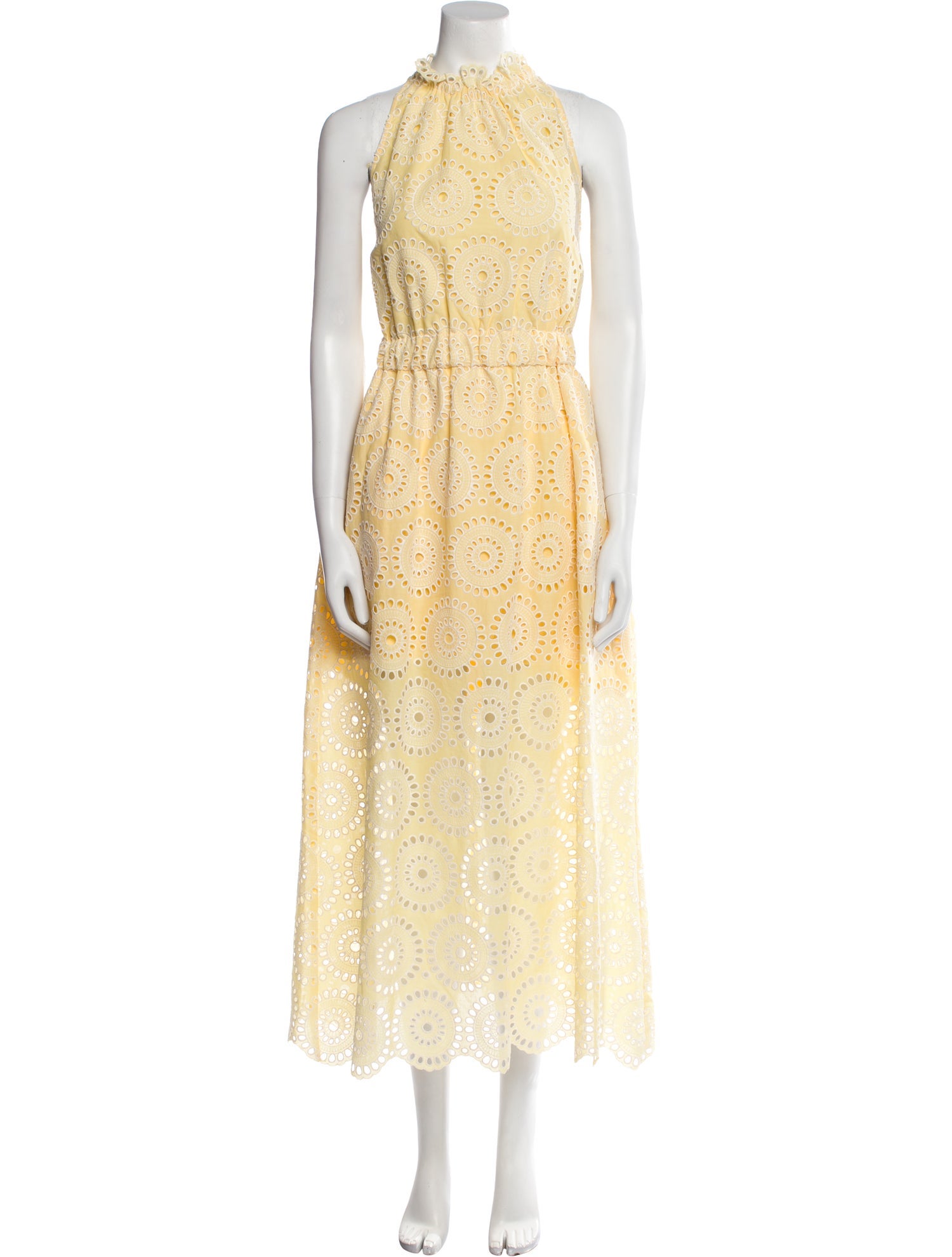 Pearl by Lela Rose Halterneck Long Dress