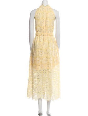 Pearl by Lela Rose Halterneck Long Dress