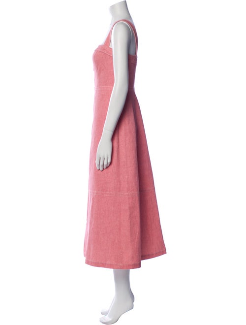 Pearl by Lela Rose Square Neckline Long Dress