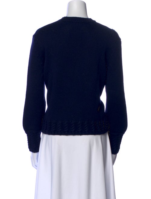 Pearl by Lela Rose Wool Crew Neck Sweater