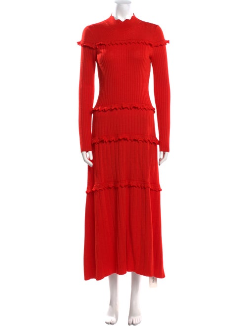 Pearl by Lela Rose Wool Long Dress