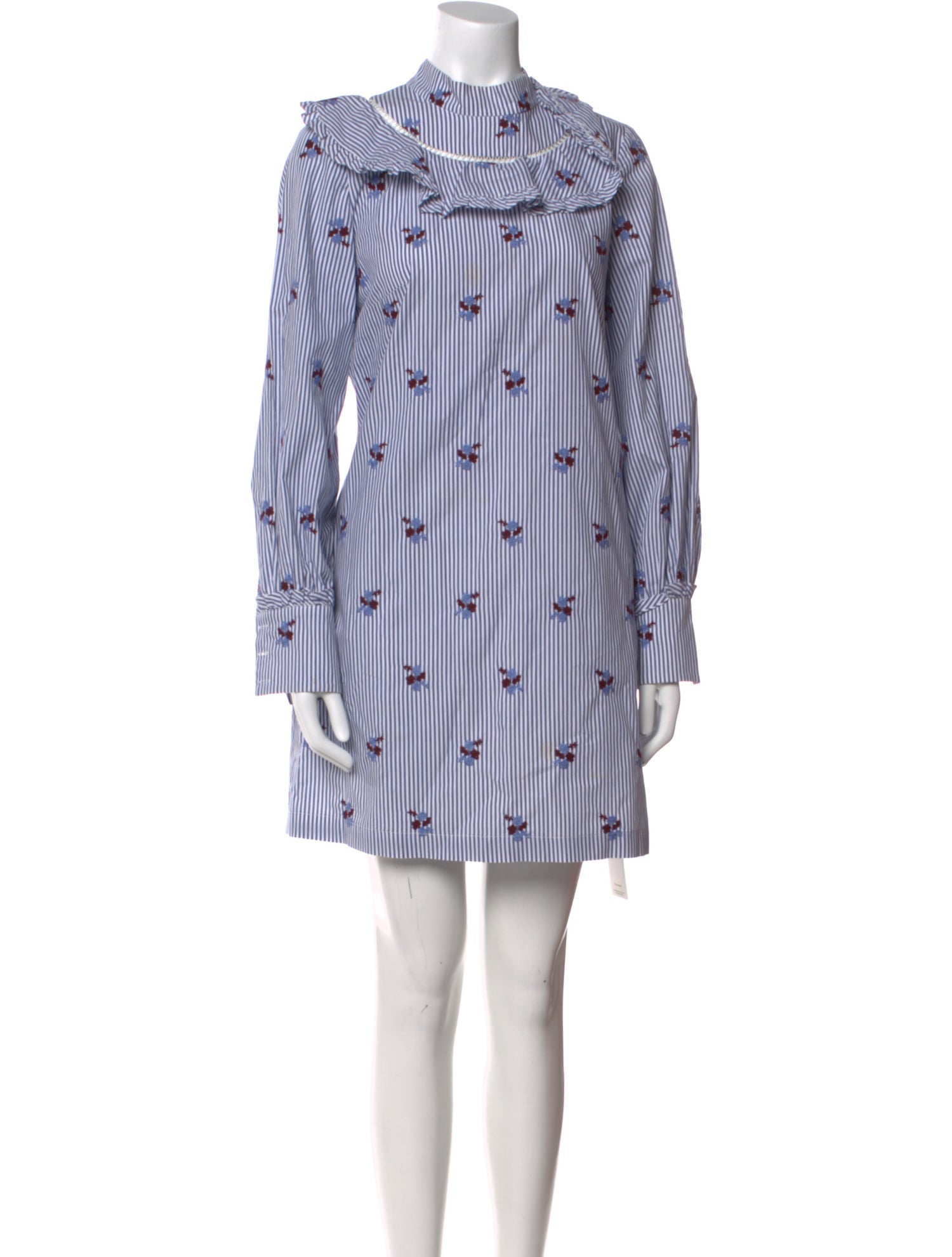 Pearl by Lela Rose Striped Mini Dress