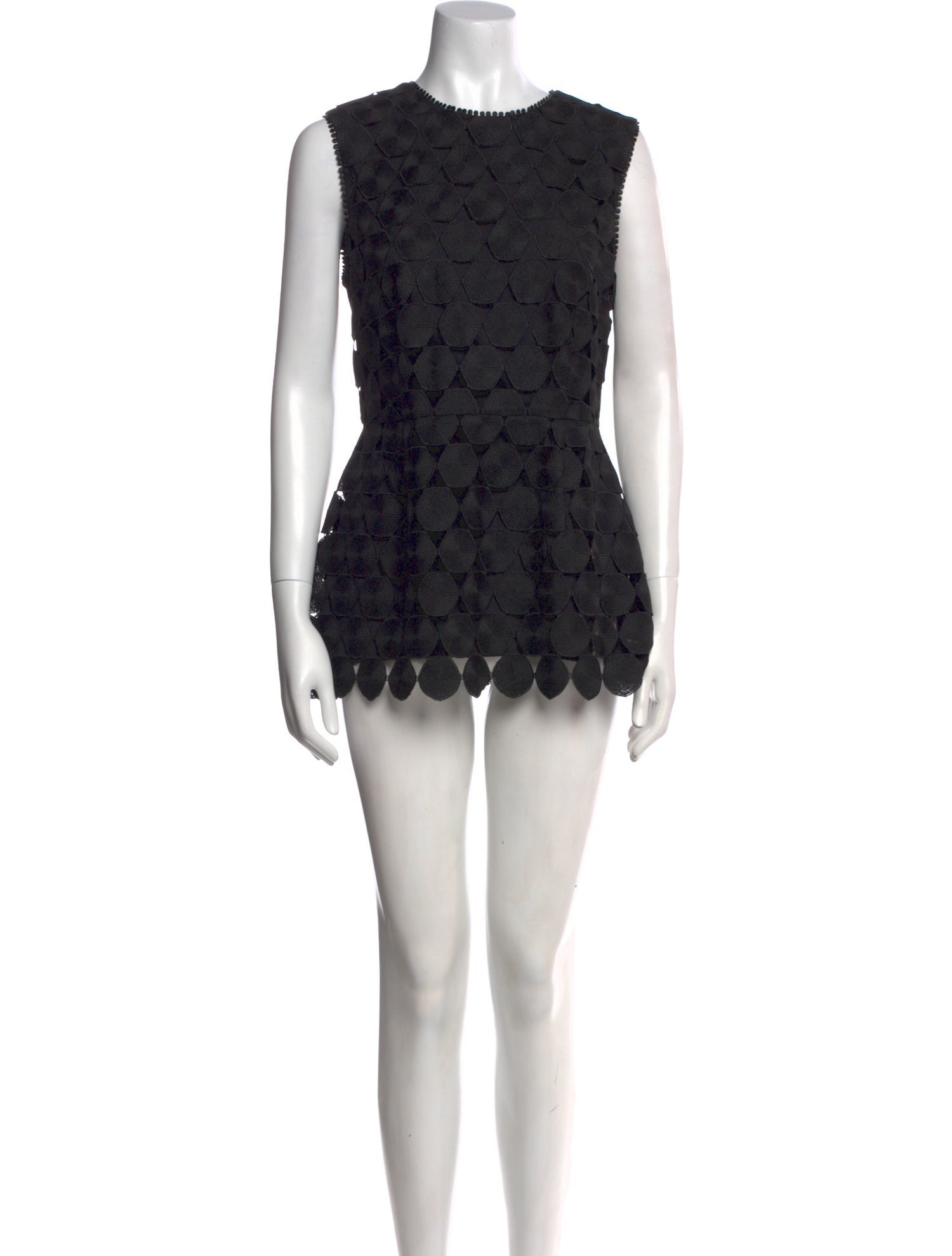 Pearl by Lela Rose Crew Neck Mini Dress