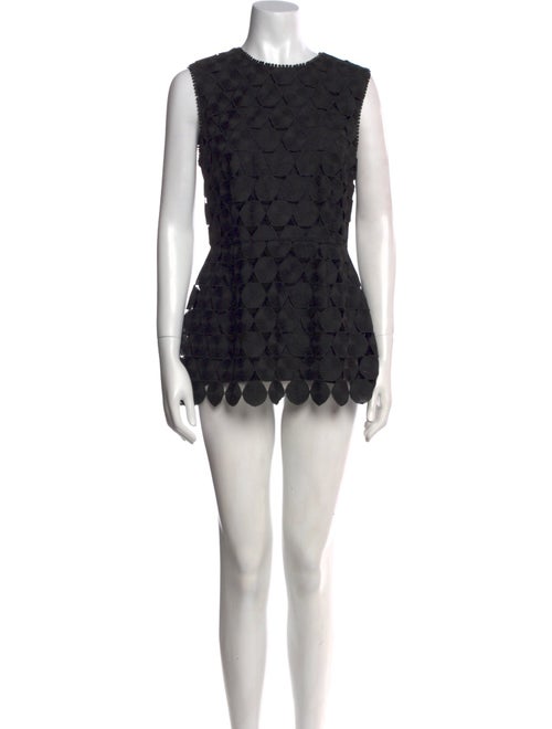 Pearl by Lela Rose Crew Neck Mini Dress