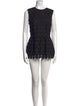 Pearl by Lela Rose Crew Neck Mini Dress