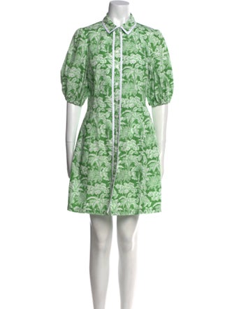 Pearl by Lela Rose Floral Print Mini Dress