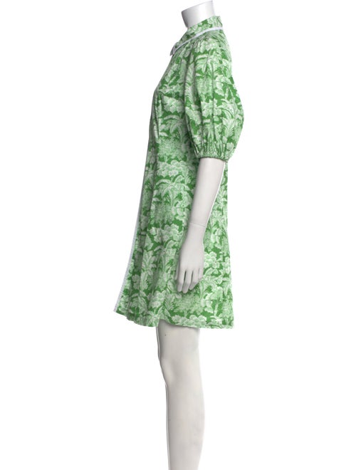 Pearl by Lela Rose Floral Print Mini Dress