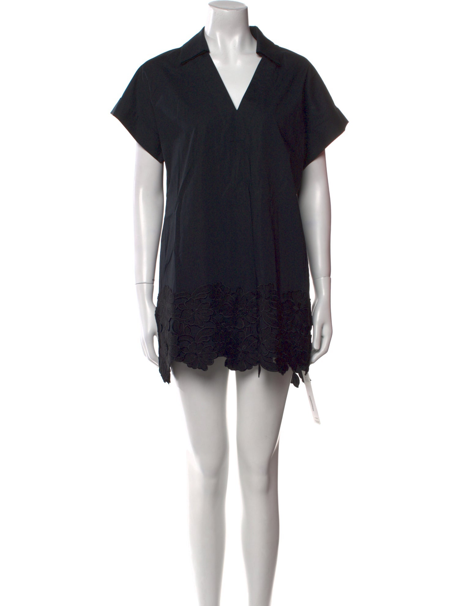 Pearl by Lela Rose V-Neck Mini Dress